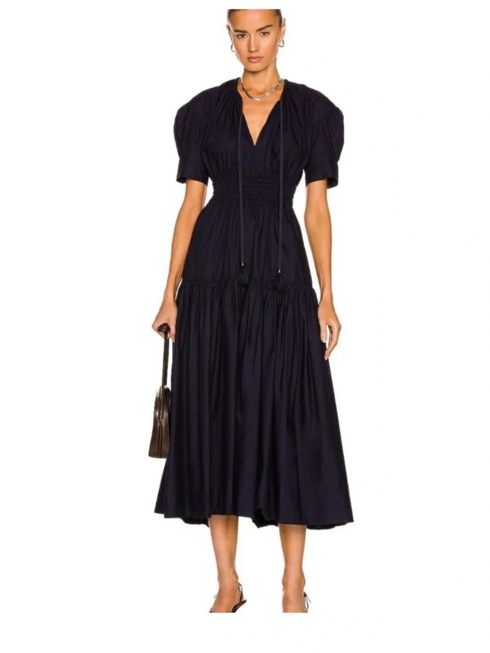 brown maternity bridesmaid dress Satin Leo insta25 Size:42 Regular 140cm This style sits Lace Midi Dress Dillards